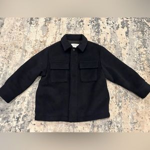 Boys black Zara Fall jacket, size 6/7
